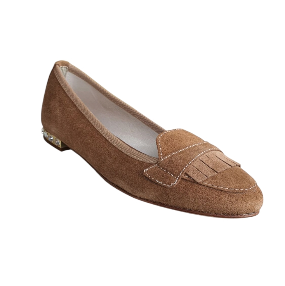 1438 Velour cam. nocciola